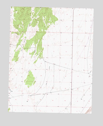 Enoch NE, UT USGS Topographic Map