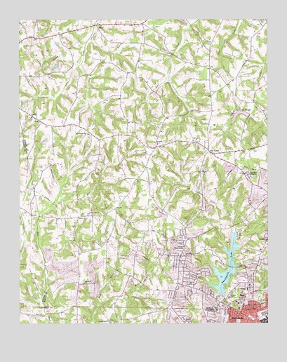 Enochville, NC USGS Topographic Map