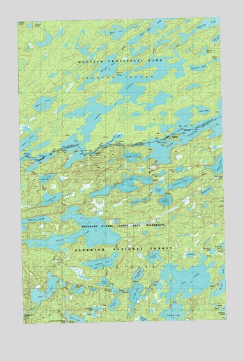 Ensign Lake East, MN USGS Topographic Map