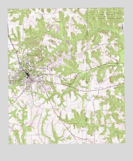 Enterprise, AL USGS Topographic Map