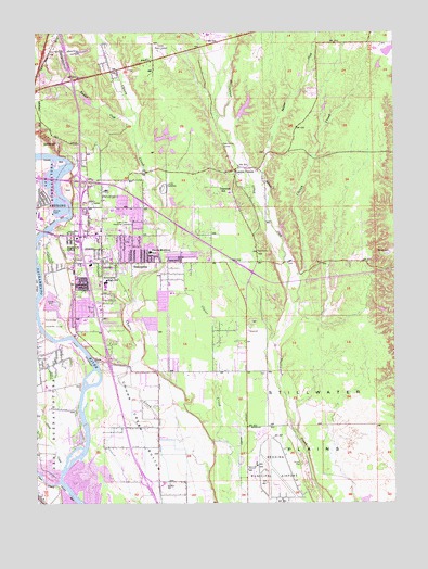 Enterprise, CA USGS Topographic Map
