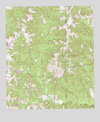 Enterprise NE, AL USGS Topographic Map