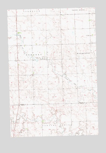 Enterprise School, ND USGS Topographic Map