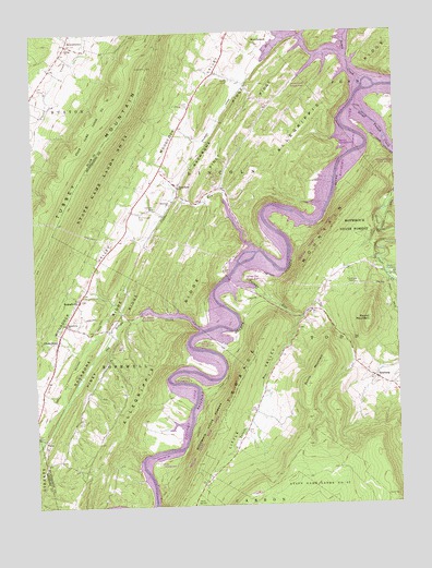 Entriken, PA USGS Topographic Map