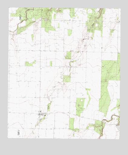 Eola, TX USGS Topographic Map