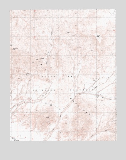 Epaulet Peak, CA USGS Topographic Map
