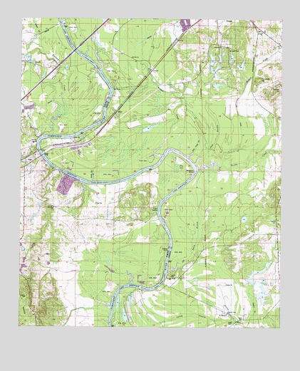 Epes East, AL USGS Topographic Map