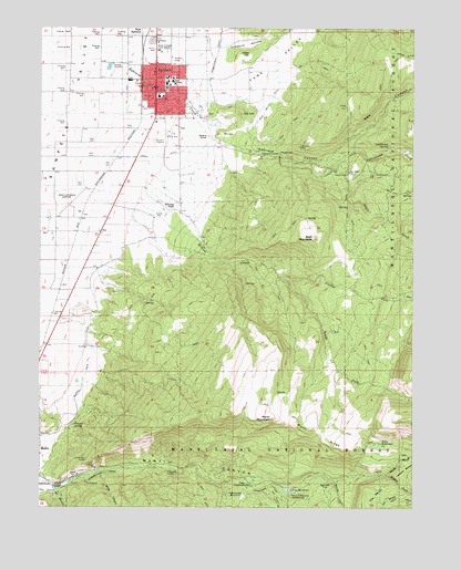 Ephraim, UT USGS Topographic Map