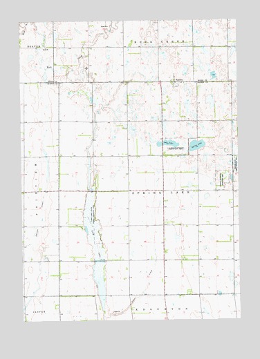 Epiphany, SD USGS Topographic Map