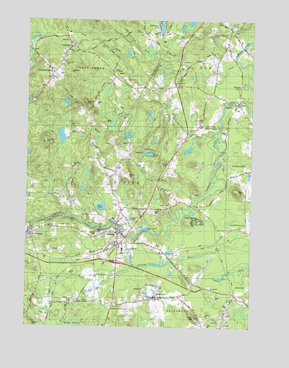 Epping, NH USGS Topographic Map