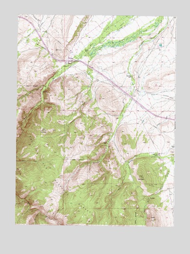 Arlington, WY USGS Topographic Map