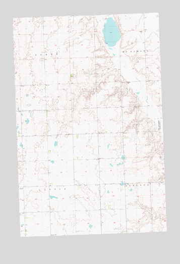 Epworth NW, ND USGS Topographic Map