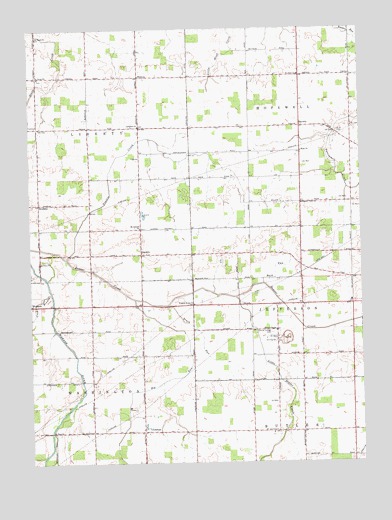 Erastus, OH USGS Topographic Map
