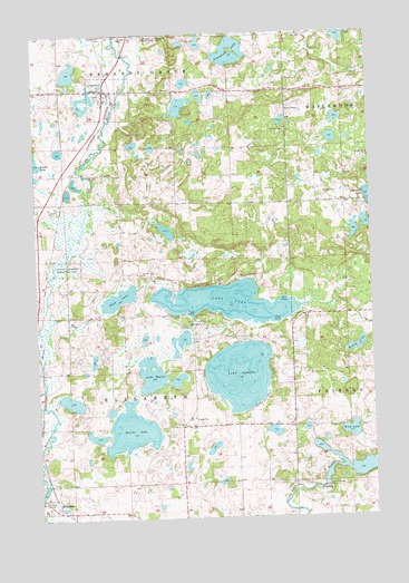 Erhard, MN USGS Topographic Map