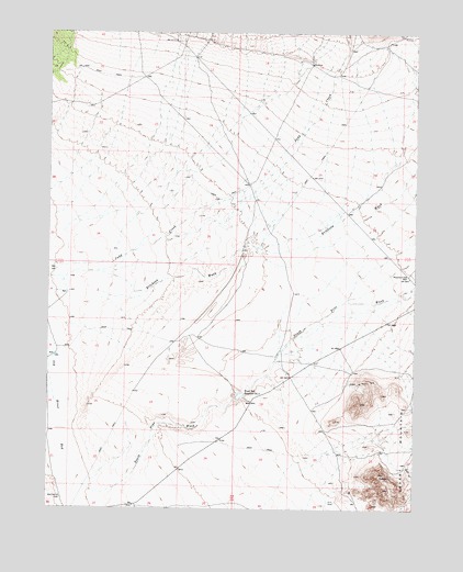 Erickson Wash SW, UT USGS Topographic Map