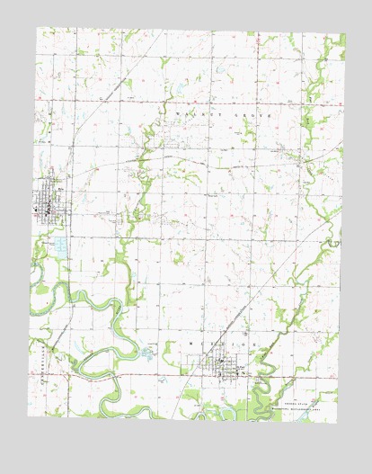 Erie, KS USGS Topographic Map