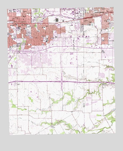 Arlington, TX USGS Topographic Map