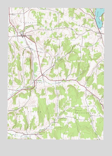 Erieville, NY USGS Topographic Map
