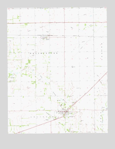 Arlington, KS USGS Topographic Map