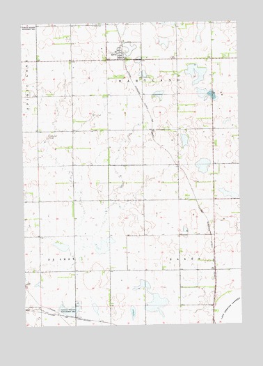 Erwin, SD USGS Topographic Map