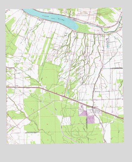 Erwinville, LA USGS Topographic Map