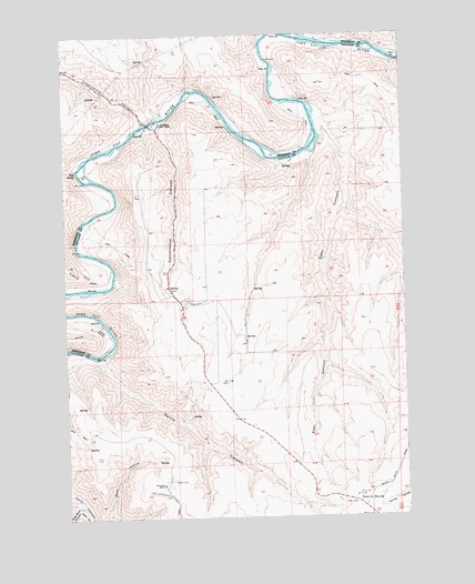 Esau Canyon, OR USGS Topographic Map
