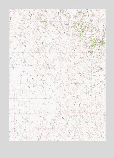 Esau Spring, WY USGS Topographic Map