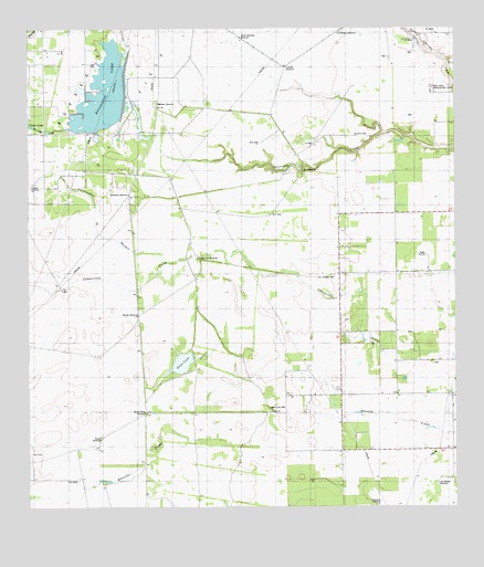 Escondido Lake, TX USGS Topographic Map