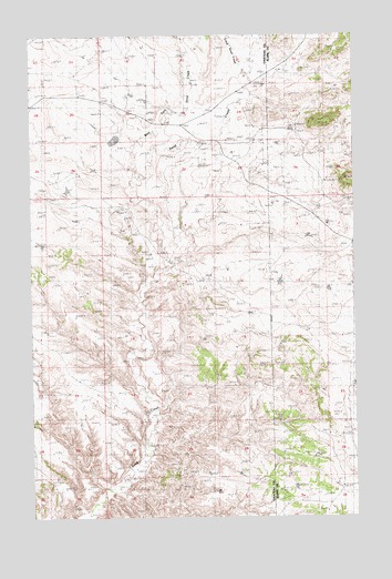 Eskay NE, MT USGS Topographic Map