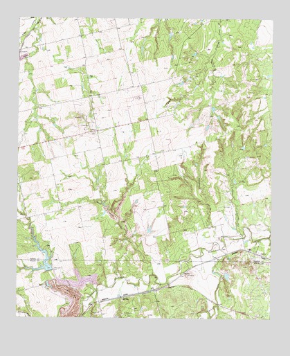 Eskota, TX USGS Topographic Map