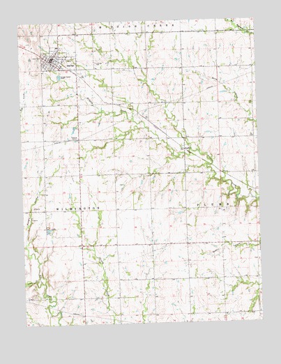 Eskridge, KS USGS Topographic Map