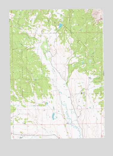 Esmond Park, WY USGS Topographic Map