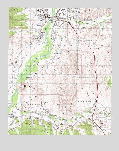 Espanola, NM USGS Topographic Map