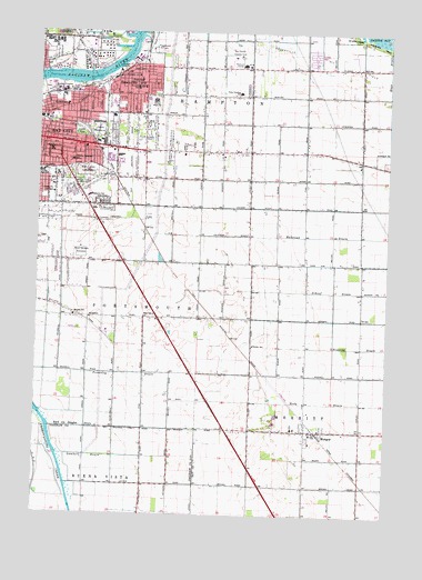 Essexville, MI USGS Topographic Map