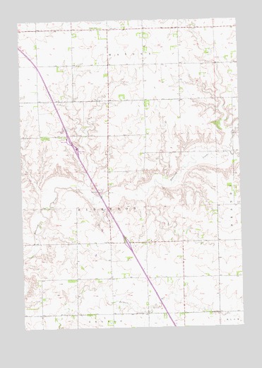 Estelline NE, SD USGS Topographic Map