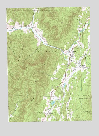 Arlington, VT USGS Topographic Map