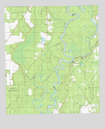 Estiffanulga, FL USGS Topographic Map