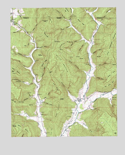 Estill Fork, AL USGS Topographic Map