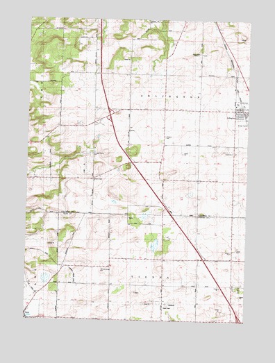 Arlington, WI USGS Topographic Map