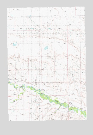 Ethels Coulee, MT USGS Topographic Map
