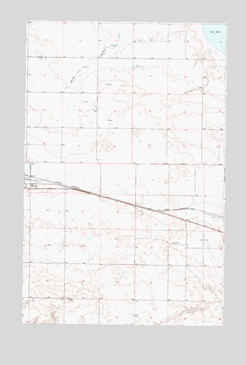 Ethridge, MT USGS Topographic Map