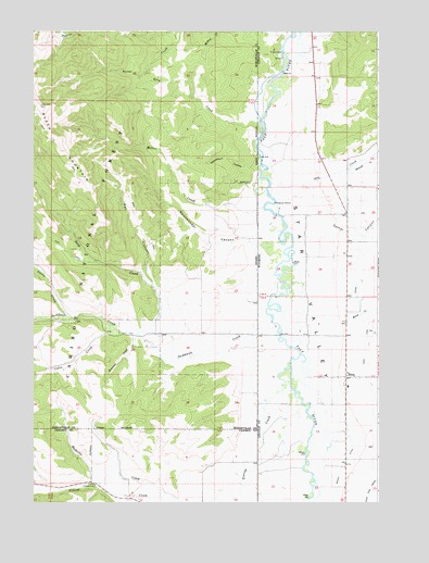 Etna, WY USGS Topographic Map