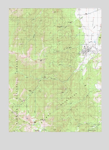 Etna, CA USGS Topographic Map