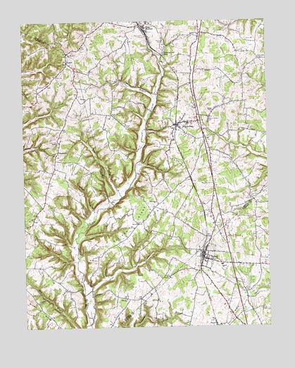 Eubank, KY USGS Topographic Map