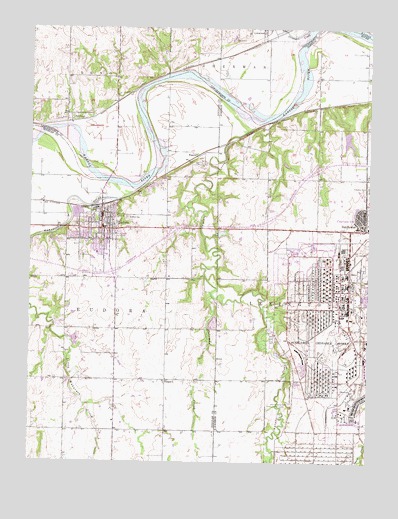 Eudora, KS USGS Topographic Map