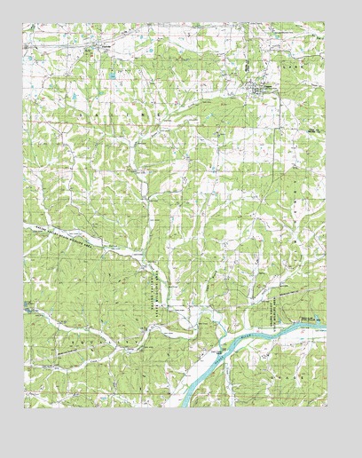Eugene, MO USGS Topographic Map
