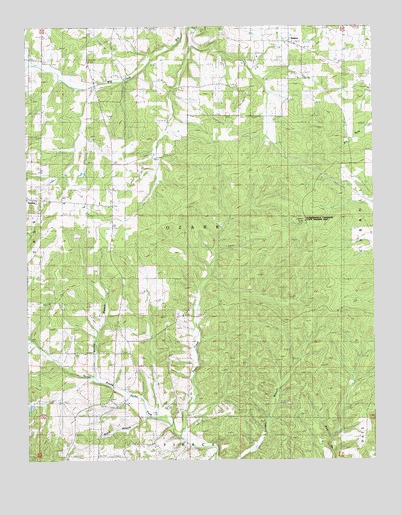 Eunice, MO USGS Topographic Map