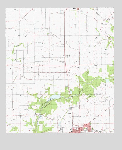 Eunice North, LA USGS Topographic Map