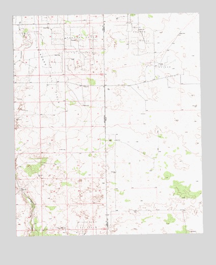 Eunice SE, TX USGS Topographic Map