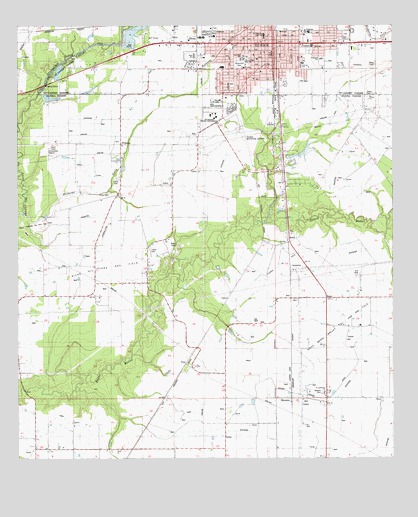Eunice South, LA USGS Topographic Map